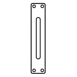 SO - LOCKWOOD PULL HANDLE PLATE INTERNAL P3  250 x 50mm