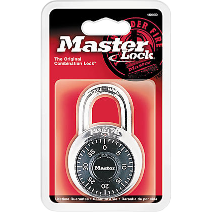 MASTER  1500 / 1505D PADOCK DIAL COMBINATION DP