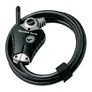 MASTER PYTHON CYCLE CABLE LOCK - 1.8M x 10mm ADJUSTABLE