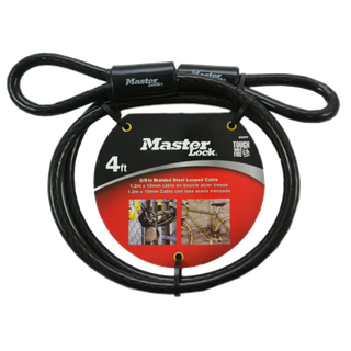 MASTER CABLE BRAIDED STEEL 1.2M x 10mm