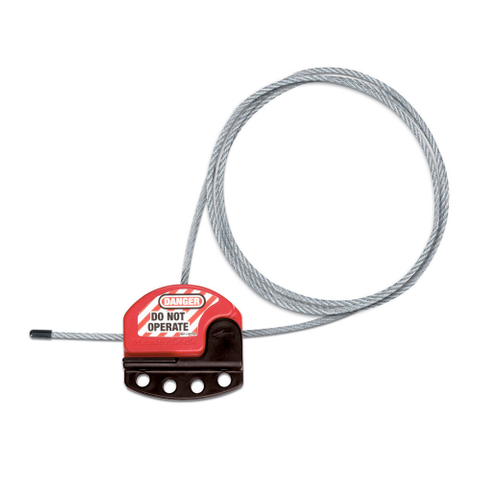 MASTER SAFETY LOCKOUT CABLE 1.8M x 4mm  ADJUSTABLE