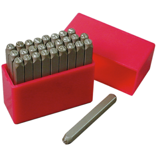 LETTER PUNCHSET 3.2mm  (1/8)