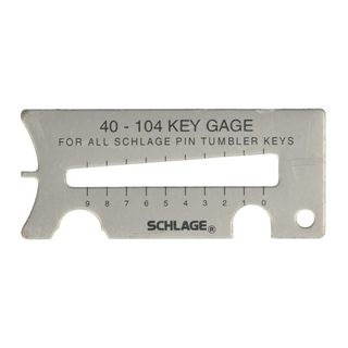 SCHLAGE KEY GAUGE 40-104PD