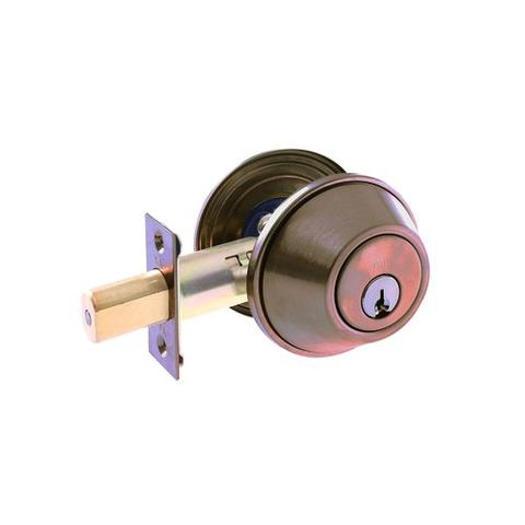 YALE COMMERCIAL DEADBOLT DOUBLE CYL 6P AB BOXED