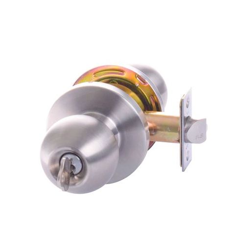 YALE DOMESTIC DOUBLE CYL KNOB SET 60/70mm SS BOXED