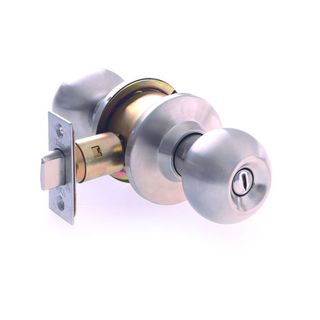 DOMESTIC ENTRANCE LOCK 60/70mm SS BOXED