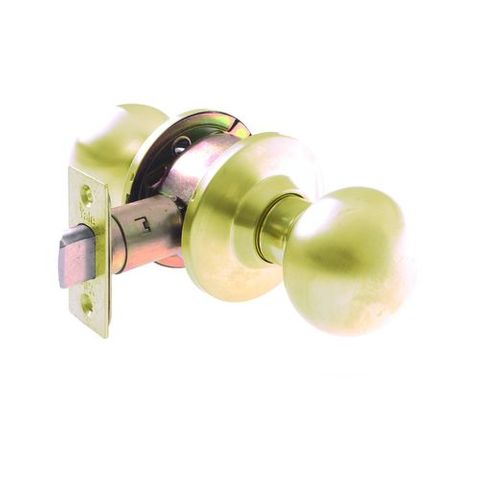 YALE DOMESTIC PASSAGE KNOB SET 60/70mm PB BOXED
