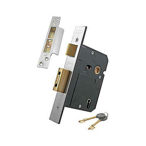 SO - SYLVAN S795 MORTICE LOCK 5 LEVER 58mm SS - LAST STOCKS