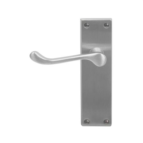 SO - BELMONT LATCH ONLY FURNITURE LEVER SET SC