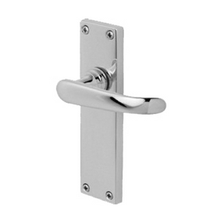 LEVER LATCH FURNITURE SET PLAIN PLATE BN