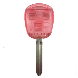 REMOTE SHELL/BLADE - TOYOTA (RED - 3 BUTTON)