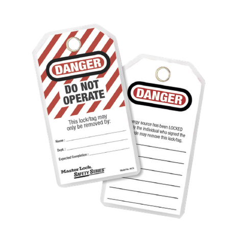 MASTER DO NOT OPERATE - SAFETY TAG (PACK OF 12)