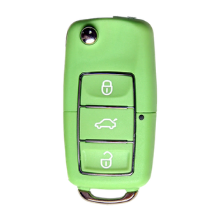 KEYDIY KD REMOTE VW STYLE 3 BUTTON GREEN