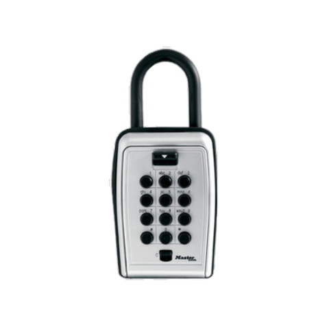 MASTER LOCK BOX PUSH BUTTON W/ SHACKLE W/COVER