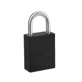 SO - MASTER ALUMINUM PADLOCK 25mm BLACK - SPECIAL
