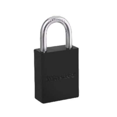 SO - MASTER ALUMINUM PADLOCK 25mm BLACK - SPECIAL