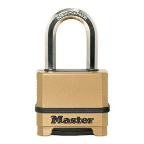 MASTER EXCELL COMBINATION PADLOCK 38mm SHACKLE