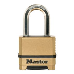 MASTER EXCELL COMBINATION LOCK 38mm SHACKLE