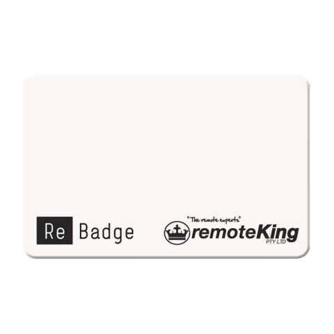 RFID CARD (FOR RE-BADGE DEVICE - 125Mhz)