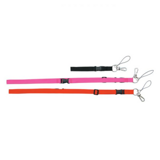 KEVRON LANYARD NYLON MULTI USE (FLAT) BLACK - LOOSE PACK