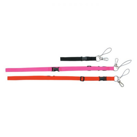 KEVRON LANYARD NYLON MULTI USE (FLAT) BLACK - LOOSE PACK