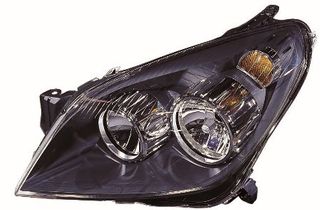 HEADLAMP - BLACK BEZEL L/H  E/L