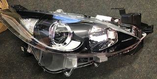 HEADLAMP - RH ASSY (HALOGEN) GENUINE BLACK TYPE