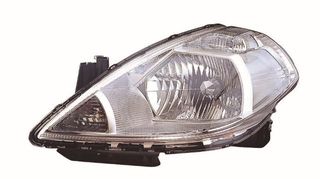 HEADLAMP - LH CHROME MANUAL ADJUST SED/H/B