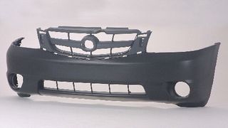 BUMPER - FRONT BLACK W/O FLARE HOLES