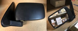 MIRROR - LH MANUAL BLK