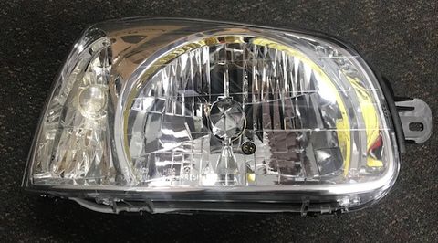 HEADLAMP - R/H LATE BLACK BASE