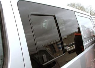 LEFT HAND FRONT BONDED SLIDING WINDOW