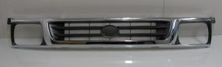 GRILLE - CHROME SILVER & BLACK RN147 2WD (97-01)