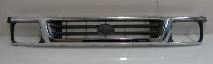 GRILLE - CHROME SILVER & BLACK RN147 2WD (97-01)