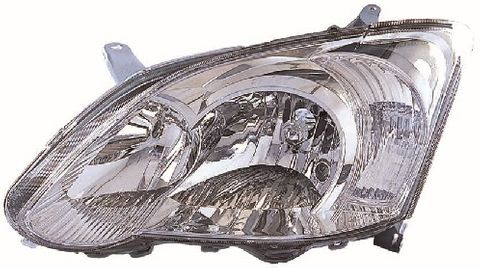 HEADLAMP - LATE HATCHBACK L/H RSA BUILT GREY BASE