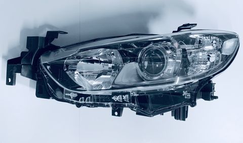 HEADLAMP - LH HALOGEN LENS&BODY GENUINE