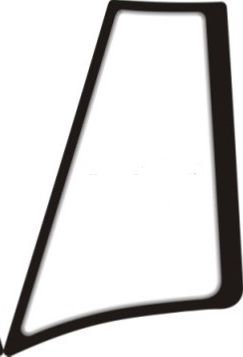 CASE BACKHOE SIDE WINDOW