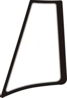 CASE BACKHOE SIDE WINDOW