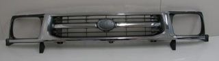 GRILLE - CHROME & GREY RN167 4WD (97-01)