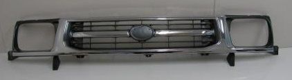 GRILLE - CHROME & GREY RN167 4WD (97-01)