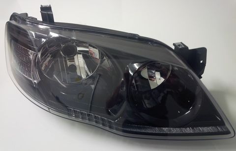 HEADLAMP RH BLACK  BFII / XT/SR