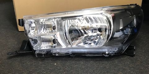 HEADLAMP L/H HALOGEN