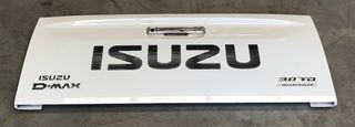 TAILGATE WHITE W/CHROME HANDLE CAMERA TYPE S/H