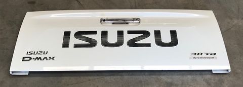 TAILGATE WHITE W/CHROME HANDLE CAMERA TYPE S/H