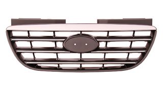 GRILLE - BLACK W/CHROME MOULD