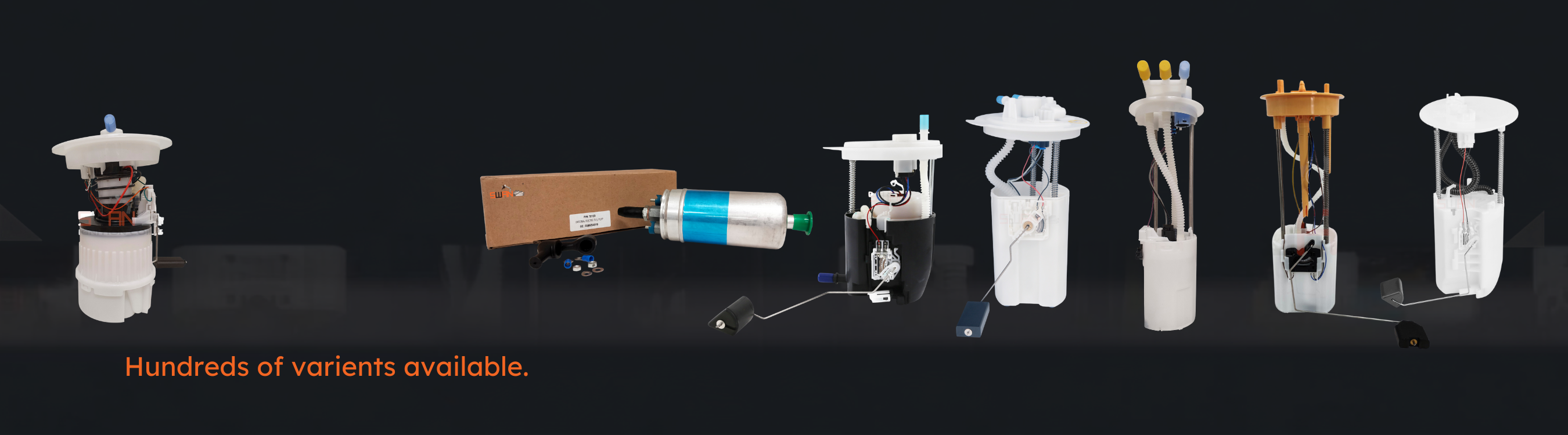 <h2>Fuel Pumps</h2>                                     <h3>Full New Range Now Available</h3>                                     <button>Rego Search</button>