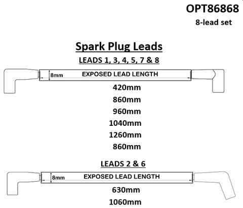 Lead Set HEI V8 Pontiac/Camaro