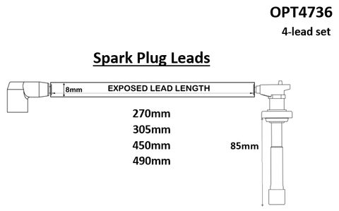 Mazda 1.5 94-99 4 Lead Set