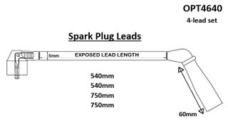 Lead Set Toyota 2RZ Both Clip & Push on