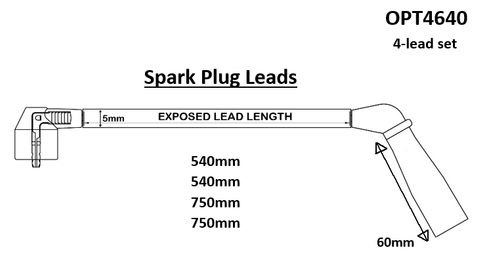 Lead Set Toyota 2RZ Both Clip & Push on